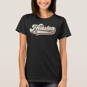 Vintage Houston Texas Houston Strong Stripes T-Shirt