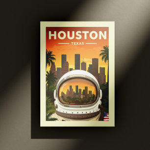 Vintage Houston Texas Postcard