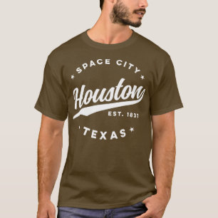 Vintage Houston Texas Space City USA T-Shirt