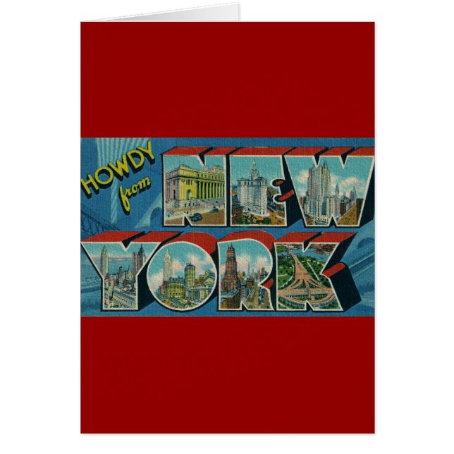 Vintage Howdy from New York (Front)