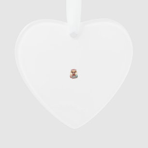 Vintage Howdy Honey Easter Highland Cow Cute Bunny Ornament