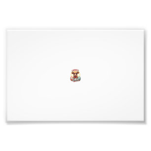 Vintage Howdy Honey Easter Highland Cow Cute Bunny Photo Print