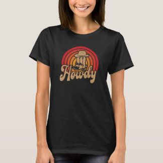 Vintage Howdy Rodeo Western Country Southern Cowgi T-Shirt
