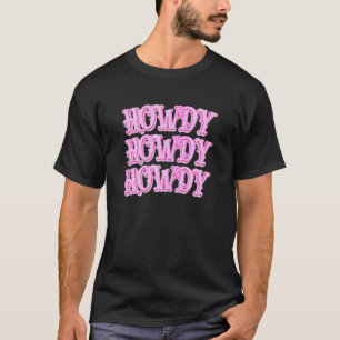 Vintage Howdy Rodeo Western Country Southern Cowgi T-Shirt