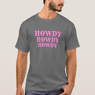 Vintage Howdy Rodeo Western Country Southern Cowgi T-Shirt