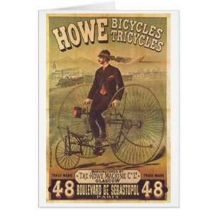 Vintage Howe Bicycles and Tricycles Ad