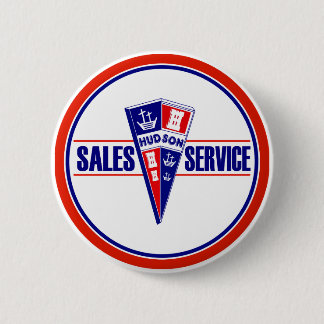 Vintage Hudson service sign 6 Cm Round Badge