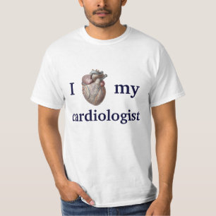 Vintage Human Anatomy I Love My Cardiologist T-Shirt