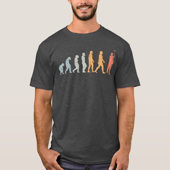 Vintage Human Evolution gift T-Shirt (Front)