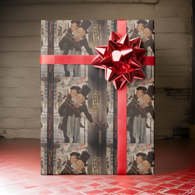 Vintage Humbug Christmas Carol  Wrapping Paper (Creator Uploaded)