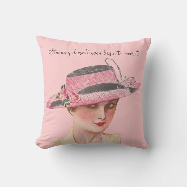 Vintage Humour Cushion (Front)