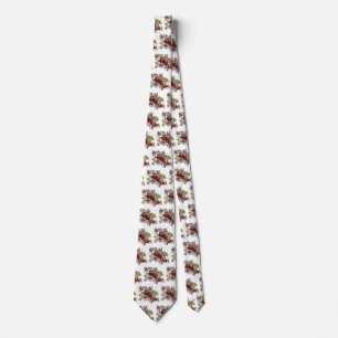 Vintage Humour Cute Dalmatian Puppy Dogs Fire Truc Tie