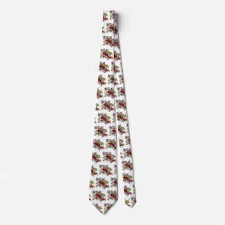 Vintage Humour Cute Dalmatian Puppy Dogs Fire Truc Tie