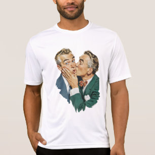 Vintage Humour Surprise Kiss Scene T-Shirt