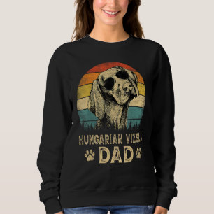 Vintage Hungarian Vizsla Dad Dog Father s Day Tee