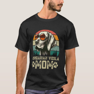 Vintage Hungarian Vizsla Mum Dog Lovers Birthday P T-Shirt