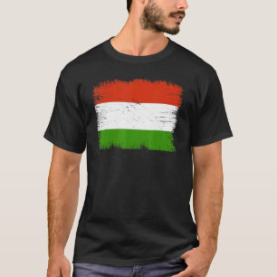 Vintage Hungary Flag Hungarian Independence Day T-Shirt