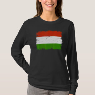 Vintage Hungary Flag Hungarian Independence Day T-Shirt