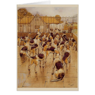 Vintage - Hunting Hounds,