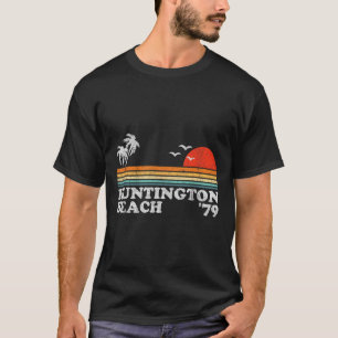 Vintage Huntington Beach California Retro Surfing T-Shirt