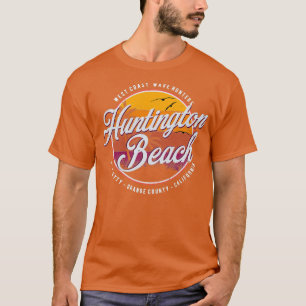 Vintage Huntington Beach Surfing Life O T-Shirt