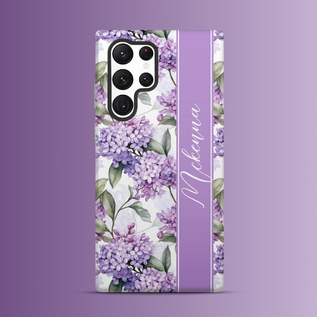 Vintage Hydrangea Elegance  Samsung Galaxy S22 Ultra Case (Creator Uploaded)