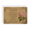Vintage Hydrangea Wedding Invitation