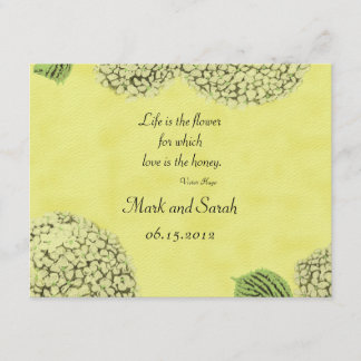 Vintage Hydrangeas RSVP Card