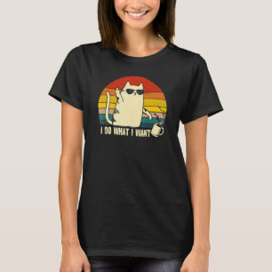 Vintage I Do What I Want Cat 1 T-Shirt