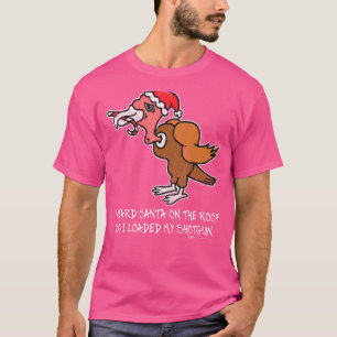 Vintage I Heard Santa On The Roof Turkey anti Chri T-Shirt