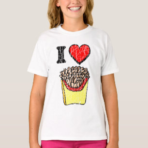 Vintage I Heart French Fries T-Shirt