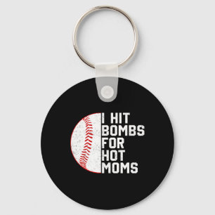 Vintage I Hit Bysebyll Bombs For Hot Moms Bysebyll Key Ring