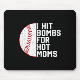 Vintage I Hit Bysebyll Bombs For Hot Moms Bysebyll Mouse Pad