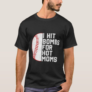 Vintage I Hit Bysebyll Bombs For Hot Moms Bysebyll T-Shirt