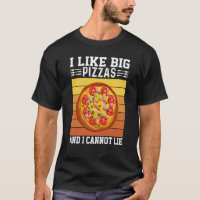Vintage I Like Big Pizzas & I Cannot Lie Pizza Oni