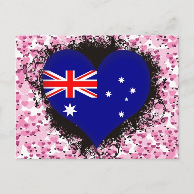 Vintage I Love Australia Postcard (Front)