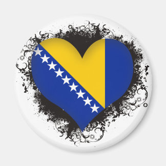 Vintage I Love Bosnia and Herzegovina Magnet