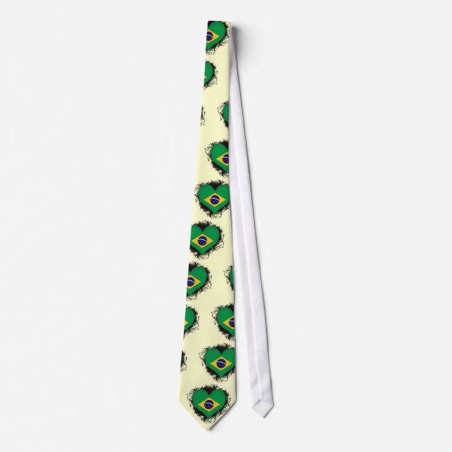 Vintage I Love Brazil Tie (Front)