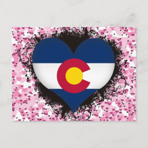Vintage I Love Colorado Postcard