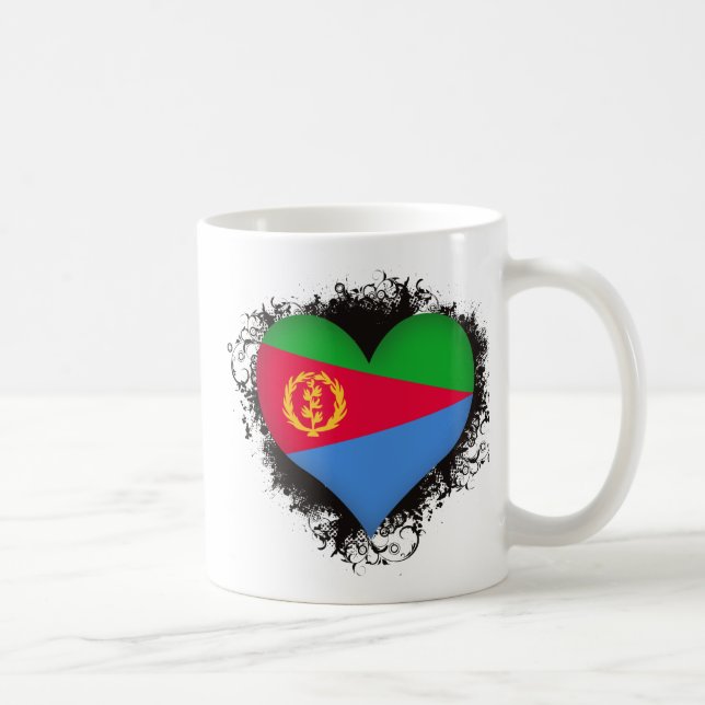 Vintage I Love Eritrea Coffee Mug (Right)