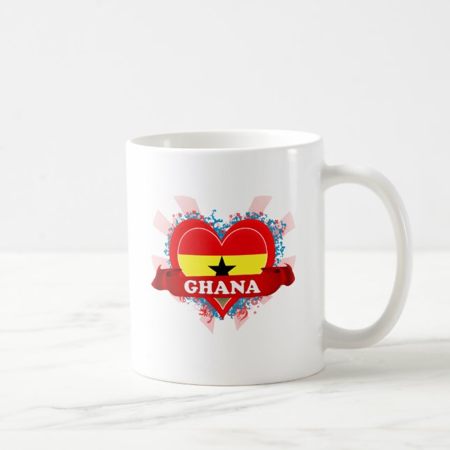 Vintage I Love Ghana Coffee Mug (Right)