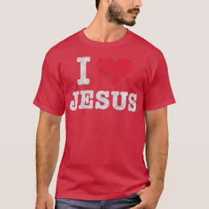 Vintage I Love Jesus T-Shirt