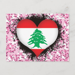 Vintage I Love Lebanon Postcard