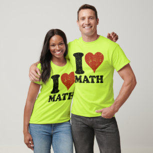 Vintage I Love Math Basic Long Sleeve Raglan T-Shirt