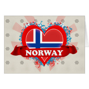 Vintage I Love Norway