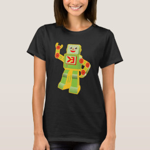 Vintage I Love Robots Robotics Engineer Technician T-Shirt