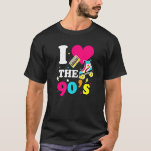 Vintage I Love The 90s I Love 1990s 90s Party Outf T-Shirt