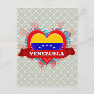 Vintage I Love Venezuela Postcard