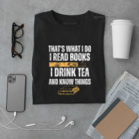 vintage i read books i drink tea and know things