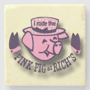 Vintage, I Rode The Pink Pig, Rich's Coaster